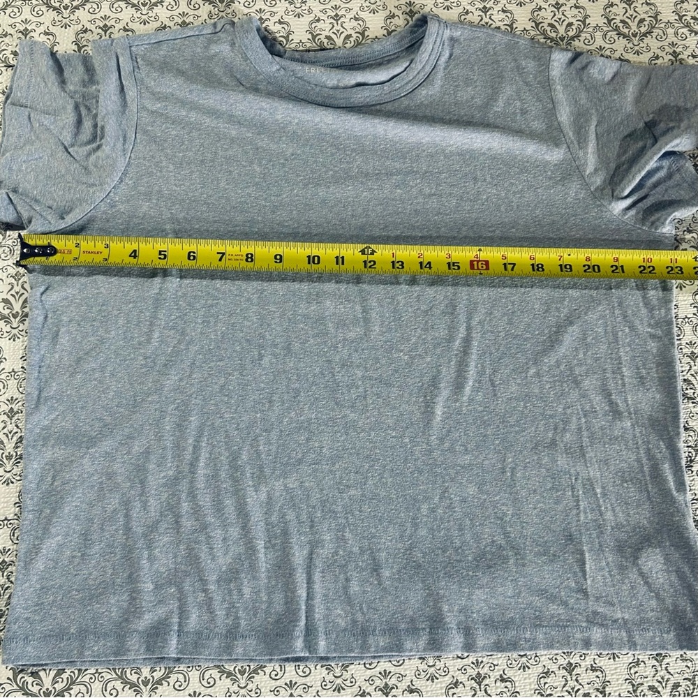 Free Assembly Cornflower Blue Ringer Tee, XL - Picture 9 of 11